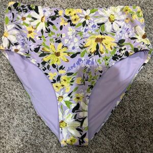 Vineyard Vines Lavender Floral Bikini Bottoms